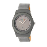 Crayo Dazzle Leather-Band Watch w/Date - Grey CRACR4105