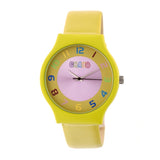 Crayo Jubilee Strap Watch - Yellow CRACR4604