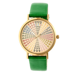 Crayo Fortune Strap Watch - Gold/Green CRACR4304