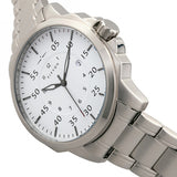 Elevon Hughes Bracelet Watch w/ Date - Silver/White ELE100-1