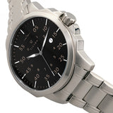 Elevon Hughes Bracelet Watch w/ Date - Silver/Black/Tan ELE100-3