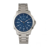 Elevon Hughes Bracelet Watch w/ Date - Silver/Blue ELE100-5