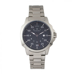 Elevon Hughes Bracelet Watch w/ Date - Silver/Grey ELE100-6