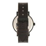 Elevon Felix Leather-Band Watch - Black/Dark Brown ELE109-6