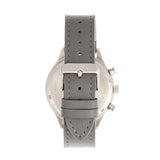 Elevon Antoine Chronograph Leather-Band Watch w/Date - Grey/Blue ELE113-6