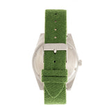 Elevon Jeppesen Pressed Wool Leather-Band Watch w/Date - Green ELE114-5