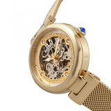 Empress Adelaide Automatic Skeleton Mesh-Bracelet Watch - Gold EMPEM2502