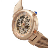 Empress Adelaide Automatic Skeleton Mesh-Bracelet Watch - Rose Gold EMPEM2503