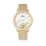 Empress Quinn Semi-Skeleton Dial Bracelet Watch - Gold EMPEM2702