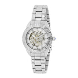 Empress Godiva Automatic MOP Bracelet Watch - Silver/White EMPEM1101