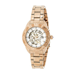 Empress Godiva Automatic MOP Bracelet Watch - Rose Gold/White EMPEM1103