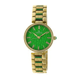 Empress Catherine Automatic Hammered Dial Bracelet Watch - Green EMPEM1903