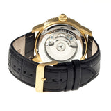 Heritor Automatic Piccard Semi-Skeleton Leather-Band Watch - Gold/Silver HERHR2003