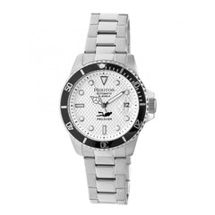 Heritor Automatic Pytheas Bracelet Watch w/Date - Silver
