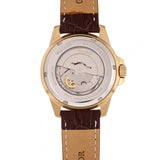 Heritor Automatic Lucius Leather-Band Watch w/Date - Gold/Blue HERHR7810