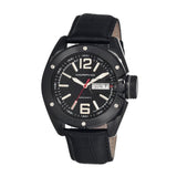 Morphic M16 Series Leather-Band Swiss Men's Watch - Black MPH1606