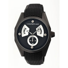 Morphic M34 Series Men's Watch w/ Day/Date - Black/Silver MPH3404