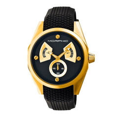 Morphic M34 Series Men's Watch w/ Day/Date - Gold/Black MPH3406