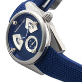 Morphic M34 Series Men's Watch w/ Day/Date - Silver/Blue MPH3409