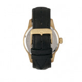 Morphic M56 Series Leather-Band Watch w/Date - Gold/Black MPH5603