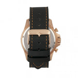 Morphic M57 Series Chronograph Leather-Band Watch - Rose Gold/Black MPH5705