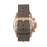 Morphic M57 Series Chronograph Leather-Band Watch - Rose Gold/Grey MPH5707