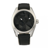Morphic M59 Series Leather-Overlaid Canvas-Band Watch - Silver/Black MPH5902
