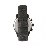 Morphic M60 Series Chronograph Leather-Band Watch w/Date - Black/Charcoal MPH6006