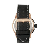 Morphic M61 Series Chronograph Leather-Band Watch w/Date - Rose Gold/Black MPH6103