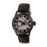 Reign Kennedy Automatic Leather-Band Watch - Black REIRN2003