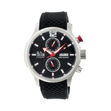 Reign Capetain Automatic Watch w/Day/Date - Silver/Black REIRN1102