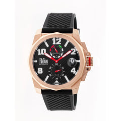 Reign Zhu Automatic Watch w/Magnified Date - Rose Gold/Black REIRN3004
