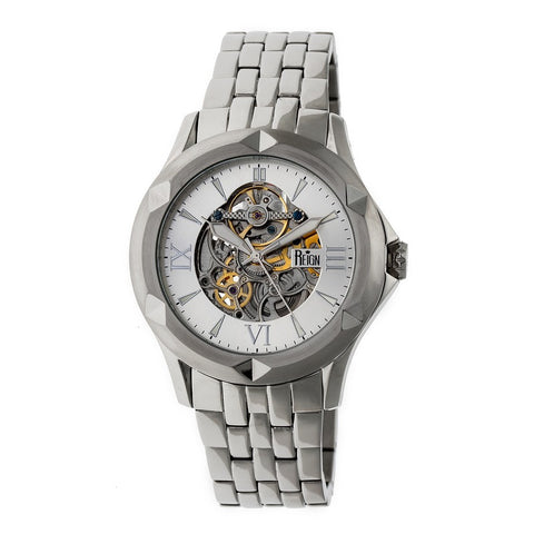 Reign Dantes Automatic Skeleton Dial Bracelet Watch - Silver REIRN4701