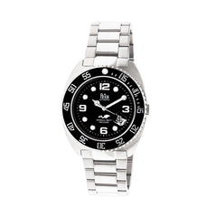 Reign Quentin Automatic Pro-Diver Bracelet Watch w/Date - Silver