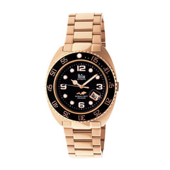 Reign Quentin Automatic Pro-Diver Bracelet Watch w/Date - Rose Gold REIRN4903