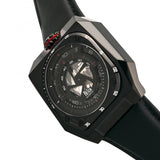 Reign Asher Automatic Sapphire Crystal Leather-Band Watch - Black REIRN5102