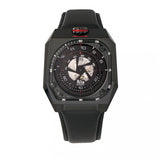 Reign Asher Automatic Sapphire Crystal Leather-Band Watch - Black REIRN5102