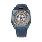 Reign Asher Automatic Sapphire Crystal Leather-Band Watch - Blue REIRN5105