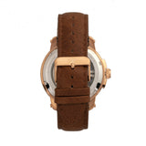 Reign Matheson Automatic Skeleton Dial Leather-Band Watch - Brown/Rose Gold REIRN5305