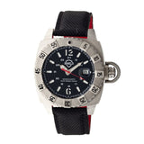 Shield Vujnovich Swiss Men's Diver Watch w/Date - Silver/Black SLDSH0702