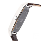Simplify The 5400 Leather-Band Watch - Silver/Dark Brown SIM5402