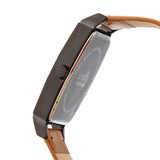 Simplify The 5400 Leather-Band Watch - Orange/Camel SIM5406