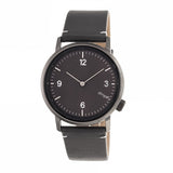 Simplify The 5500 Leather-Band Watch - Gunmetal/Charcoal SIM5506