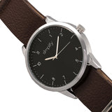 Simplify The 5600 Leather-Band Watch - Black/Brown SIM5603