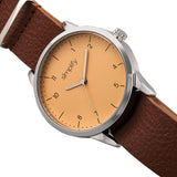 Simplify The 5600 Leather-Band Watch - Nude/Light Brown SIM5604