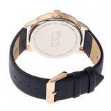 Simplify The 5700 Leather-Band Watch - Navy SIM5705