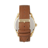Simplify The 5900 Leather-Band Watch - Gold/Camel SIM5903