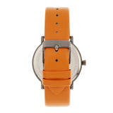 Simplify The 6200 Leather-Strap Watch - Orange SIM6206