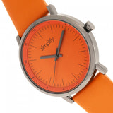 Simplify The 6200 Leather-Strap Watch - Orange SIM6206