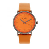 Simplify The 6200 Leather-Strap Watch - Orange SIM6206